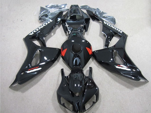 2006-2007 Honda CBR1000RR Motorcycle Fairings - Glossy Black Red Australia