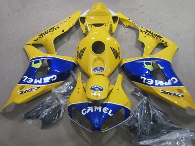 Affordable 2006-2007 Honda CBR1000RR Motorcycle Fairings - Yellow Blue Camel Australia