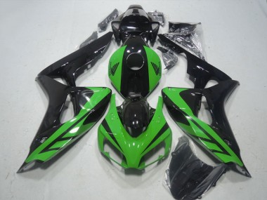 Affordable 2006-2007 Honda CBR1000RR Motorcycle Fairing - Green Glossy Black Australia