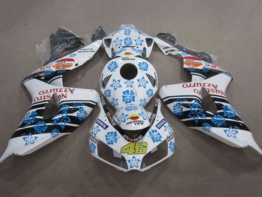 Affordable 2006-2007 Honda CBR1000RR Motorcycle Fairings - White Light Blue Glossy Black Red Nastro Azzurro Repsol 46 Australia