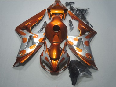 Affordable 2006-2007 Honda CBR1000RR Motorcycle Fairings - Silver Dark Gold Australia