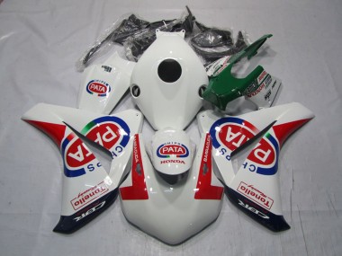 Affordable 2008-2011 Honda CBR1000RR Motorcycle Fairings - White Red Blue Pata Australia