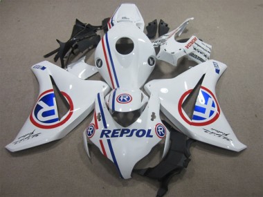 Affordable 2008-2011 Honda CBR1000RR Motorcycle Fairings - White Red Blue Repsol Australia