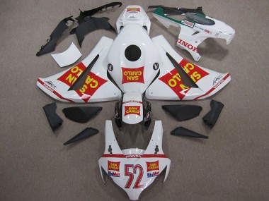 Affordable 2008-2011 Honda CBR1000RR Motorcycle Fairings - White Red Yellow San Carlo 52 Australia