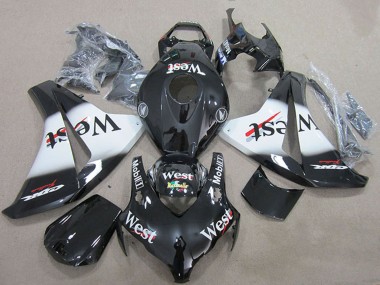 Affordable 2008-2011 Honda CBR1000RR Motorcycle Fairings - Glossy Black White West Australia