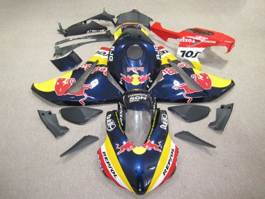 Affordable 2008-2011 Honda CBR1000RR Motorcycle Fairings - Dark Blue Yellow Red Repsol Red Bull Australia