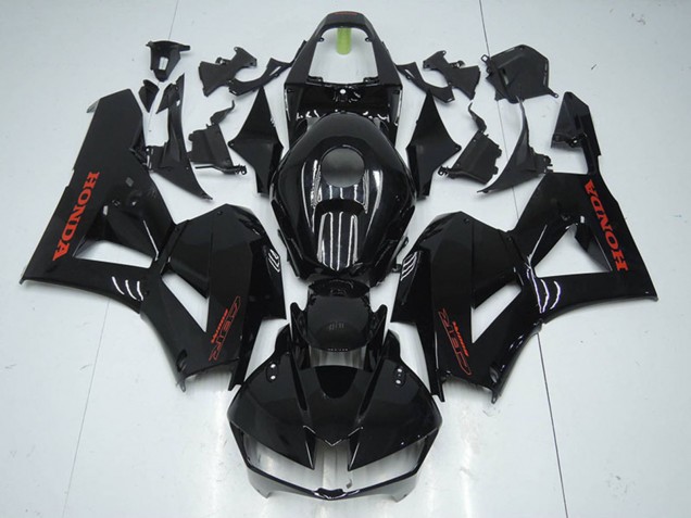 2012-2016 Honda CBR1000RR Motorcycle Fairings - Glossy Black Red Decal Australia