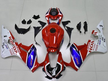 Affordable 2017-2023 Honda CBR1000RR Motorcycle Fairing - White Red Blue Black HRC Australia