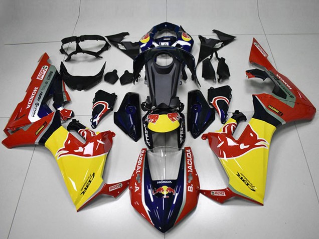 2017-2023 Honda CBR1000RR Motorcycle Fairings - Blue Yellow Glossy Black Red Bull Australia