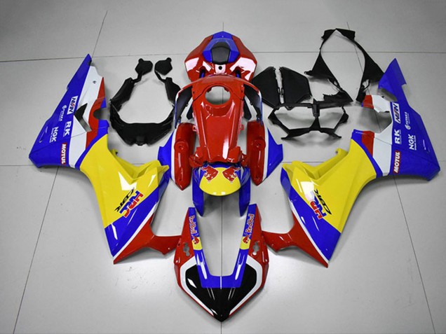 2017-2023 Honda CBR1000RR Motorcycle Fairing - White Red Blue Yellow HRC Australia