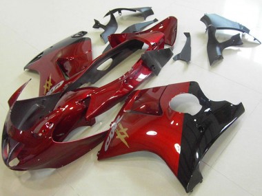 Affordable 1996-2007 Honda CBR1100XX Blackbird Motorcycle Fairings - Candy Red Glossy Black Australia