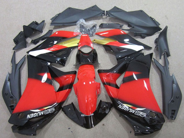 2011-2016 Honda CBR125R Motorcycle Fairings - Red Gold Glossy Black Australia