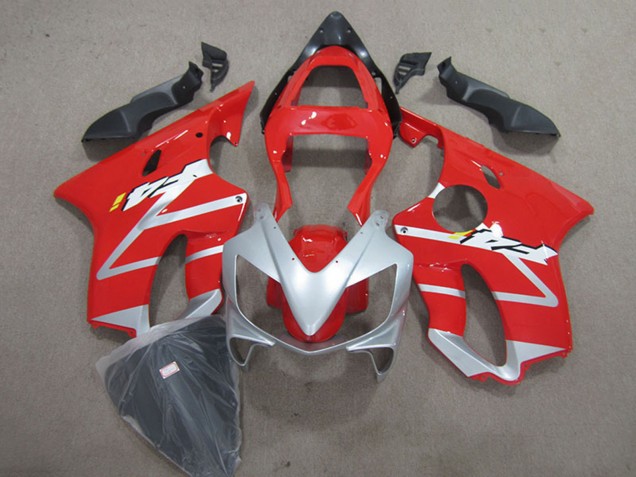 2001-2003 Honda CBR600 F4i Bike Fairings - Silver Red Australia