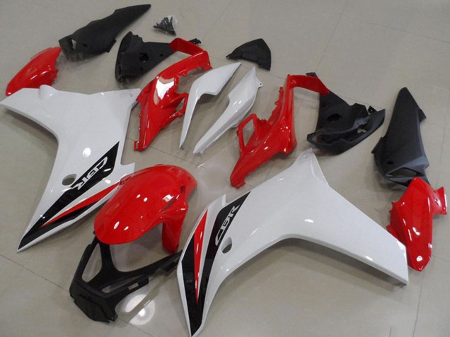 2011-2013 Honda CBR600F Motorcycle Fairings - White Red Glossy Black Australia