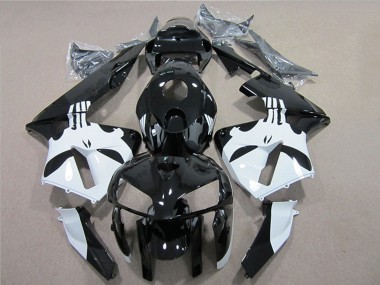 Affordable 2005-2006 Honda CBR600RR Motorcycle Fairing - Glossy Black White Australia