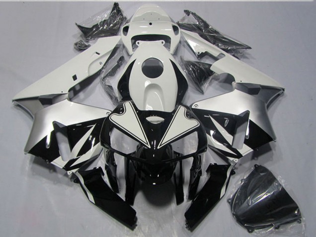 2005-2006 Honda CBR600RR Motorcycle Fairings Kits - White Black Australia