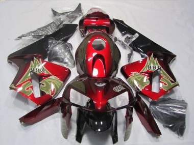 Affordable 2005-2006 Honda CBR600RR Motorcycle Fairing - Black Red Australia