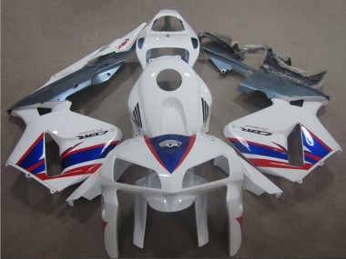 Affordable 2005-2006 Honda CBR600RR Motorcycle Fairings - White Blue Red Silver Australia