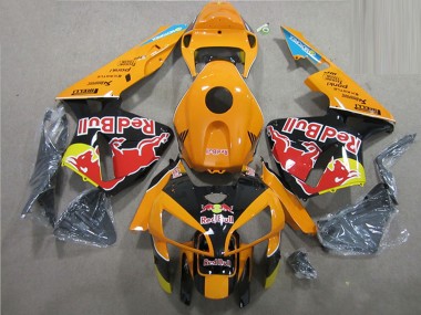 Affordable 2005-2006 Honda CBR600RR Motorcycle Fairings - Orange Black Red Bull Australia