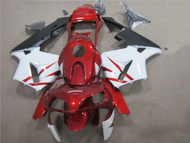 Affordable 2005-2006 Honda CBR600RR Bike Fairings - Red White Black Australia