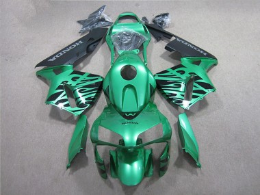 Affordable 2005-2006 Honda CBR600RR Motorcycle Fairing - Green Black Australia