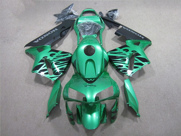 2005-2006 Honda CBR600RR Motorcycle Fairing - Green Black Australia