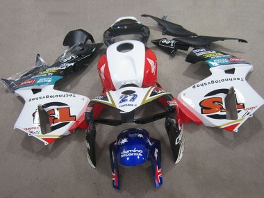 Affordable 2005-2006 Honda CBR600RR Motorcycle Fairings - White Red Black Blue 27 Australia