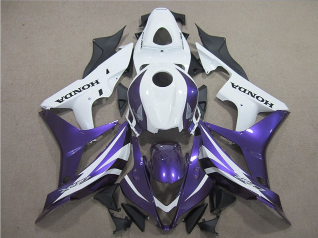 2007-2008 Honda CBR600RR Motorcycle Fairings - White Purple Australia