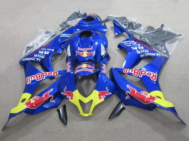 Affordable 2007-2008 Honda CBR600RR Motorcycle Fairing Kits - Blue Yellow Red Bull Australia
