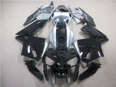 Affordable 2007-2008 Honda CBR600RR Bike Fairings - Silver Glossy Black Australia