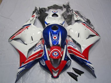 Affordable 2009-2012 Honda CBR600RR Motorcycle Fairings - White Blue Red Australia