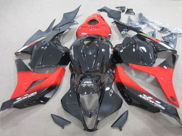 2009-2012 Honda CBR600RR Bike Fairings - Red Glossy Black Australia