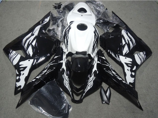 2009-2012 Honda CBR600RR Bike Fairings - White Glossy Black Australia