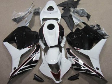 Affordable 2009-2012 Honda CBR600RR Motorcycle Fairing Kits - White Glossy Black Australia
