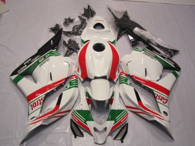 Affordable 2009-2012 Honda CBR600RR Motorcycle Fairing - White Red Green Castrol Australia