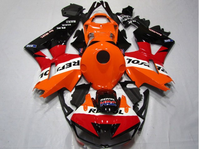 2013-2023 Honda CBR600RR Motorcycle Fairings Kits - Orange White Red Glossy Black Repsol Australia
