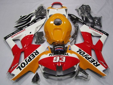 Affordable 2013-2023 Honda CBR600RR Motorcycle Fairing - Orange White Red Glossy Black Repsol 93 Australia