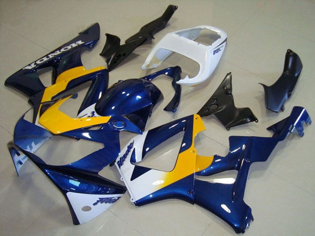 2000-2001 Honda CBR900RR 929 Motorcycle Fairings - White Blue Yellow Australia