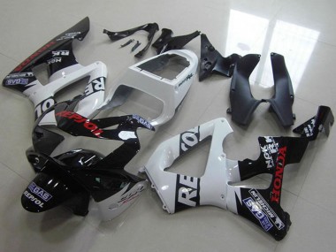 Affordable 2000-2001 Honda CBR900RR 929 Motorcycle Fairings - White Glossy Black Red Repsol Australia