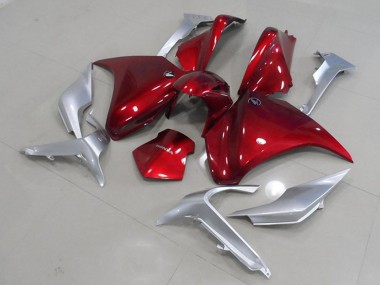 Affordable 2010-2014 Honda VFR 1200 Motorcycle Fairings - Silver Red Australia