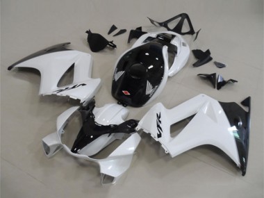Affordable 2002-2013 Honda VFR 800 Motorcycle Fairings - White Glossy Black Australia