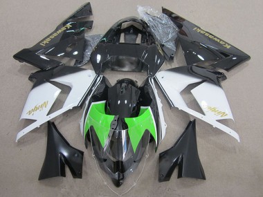 Affordable 2004-2005 Kawasaki ZX10R Motorcycle Fairings - Black White Gold Ninja Australia