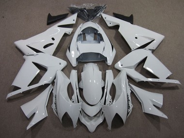 Affordable 2004-2005 Kawasaki ZX10R Motorcycle Fairings - White Black Decal Australia