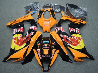 Affordable 2011-2015 Kawasaki ZX10R Motorcycle Fairings - Orange Black Red Bull Australia
