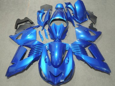 Affordable 2006-2011 Kawasaki ZX14R ZZR1400 Motorcycle Fairings - Blue Australia