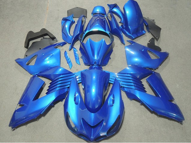 2006-2011 Kawasaki ZX14R ZZR1400 Motorcycle Fairings - Blue Australia