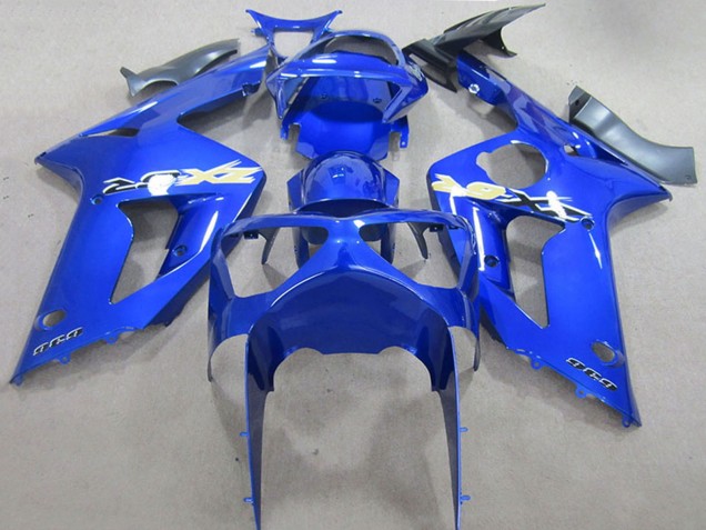 2003-2004 Kawasaki ZX6R Motorcycle Fairing - Blue Australia