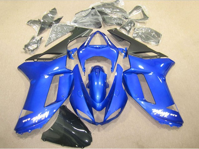 2007-2008 Kawasaki ZX6R Motorcycle Fairings - Blue Ninja 636 Australia