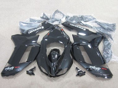 Affordable 2007-2008 Kawasaki ZX6R Motorcycle Fairings - Black Ninja 636 Australia
