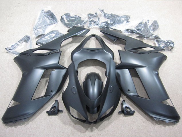 2007-2008 Kawasaki ZX6R Bike Fairings - Black Australia